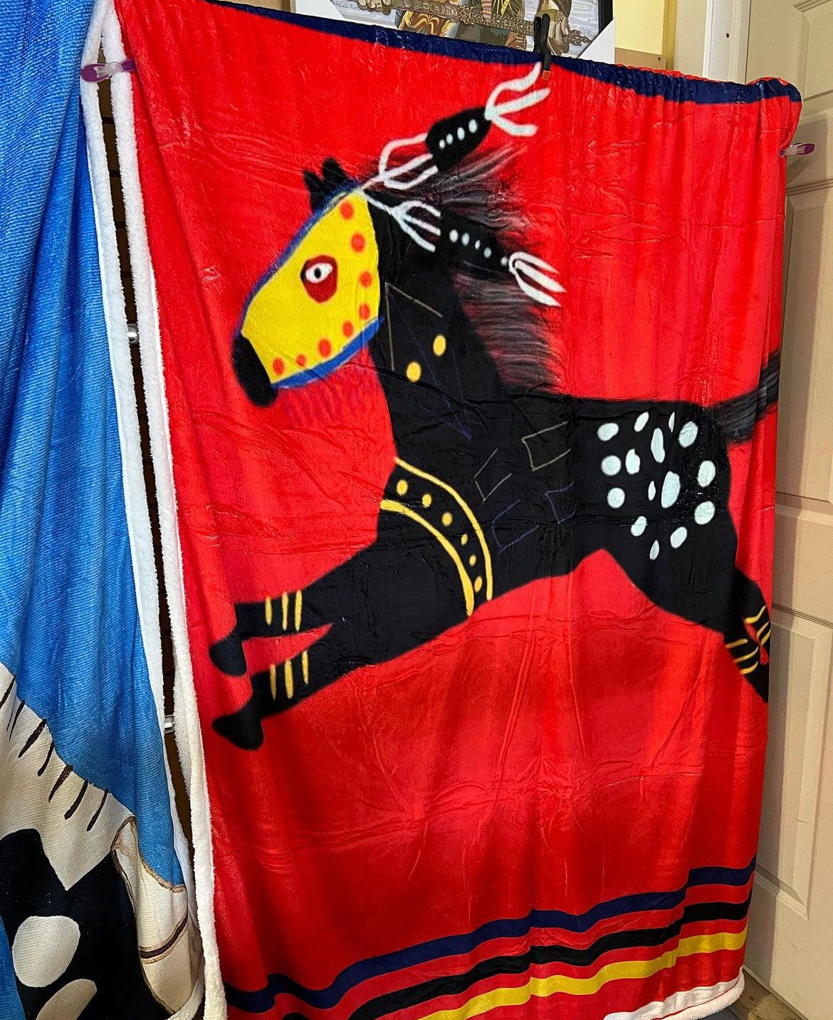 Sherpa Lined Fleece Blankets