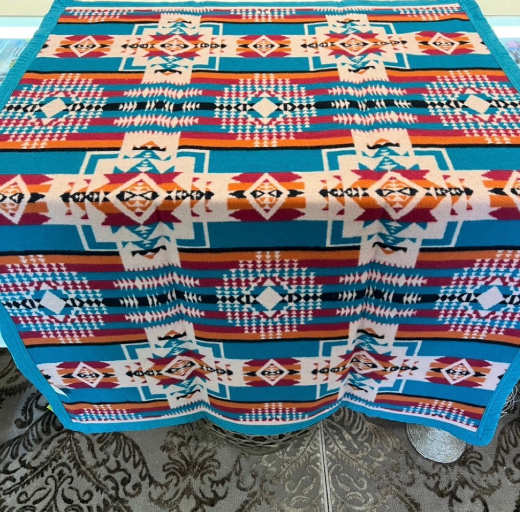 Pink Boy Chief Cotton Queen Blanket