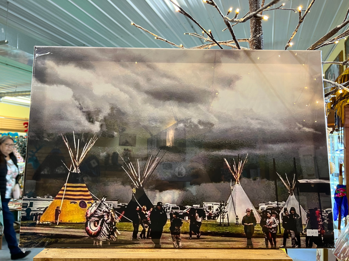 Siksika Storm Canvas Print
