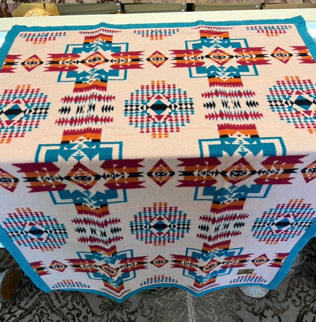 Pink Boy Chief Cotton Queen Blanket