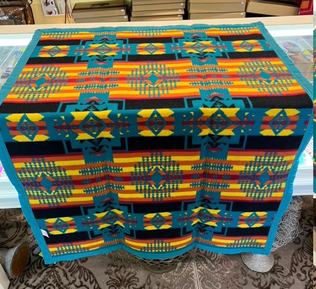 Blue Boy Chief Cotton Queen Blanket