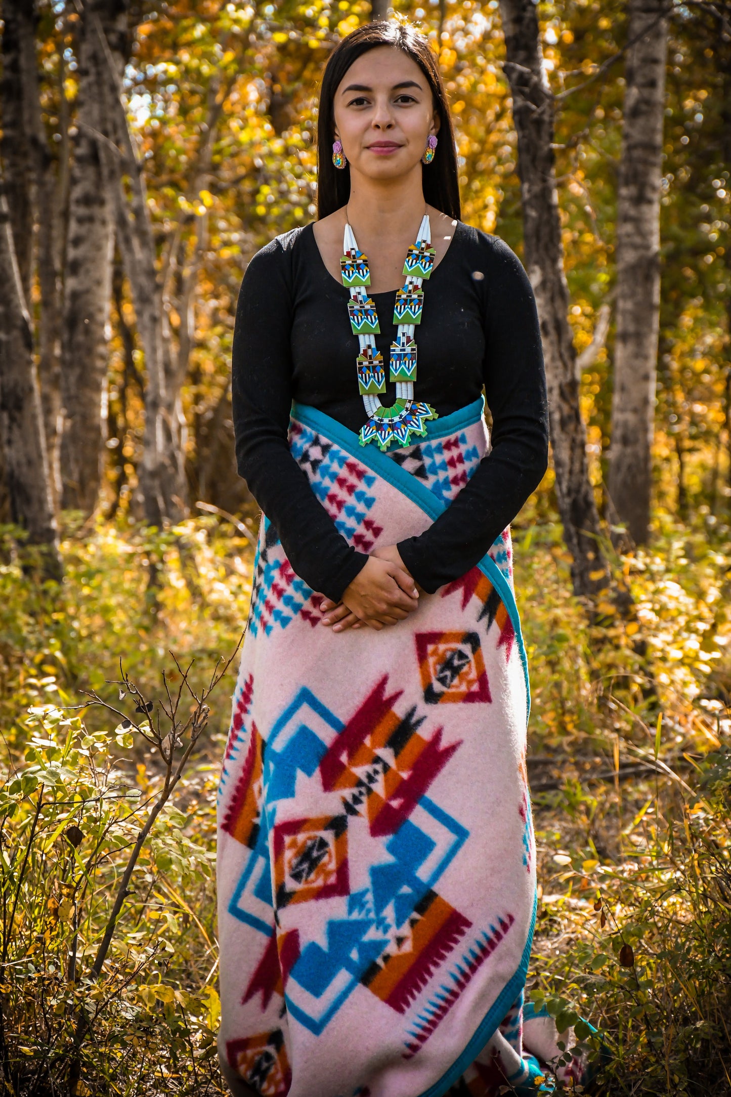 Pink Boy Chief Cotton Queen Blanket