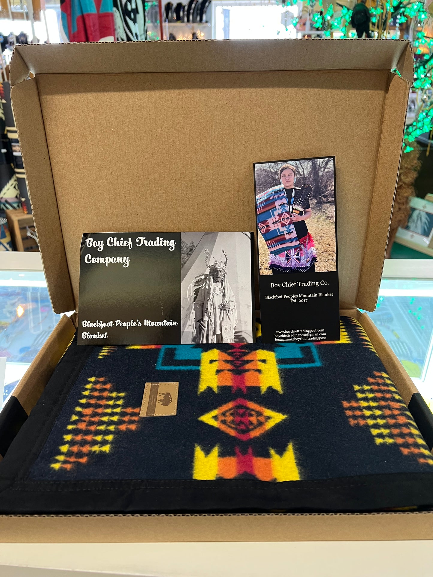Black Boy Chief Cotton Baby Blanket