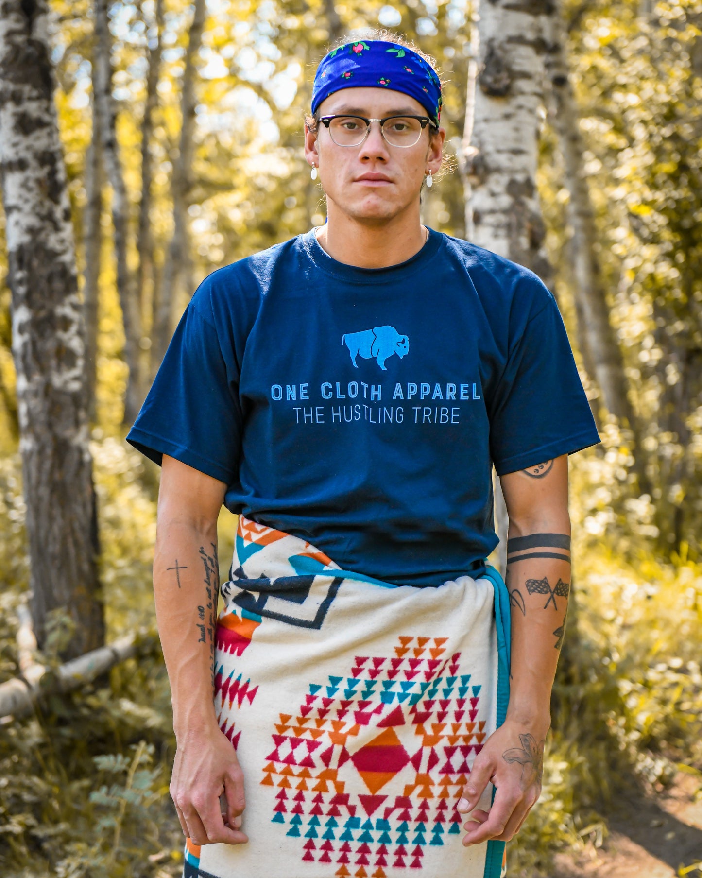 Ivory Boy Chief Cotton Queen Blanket