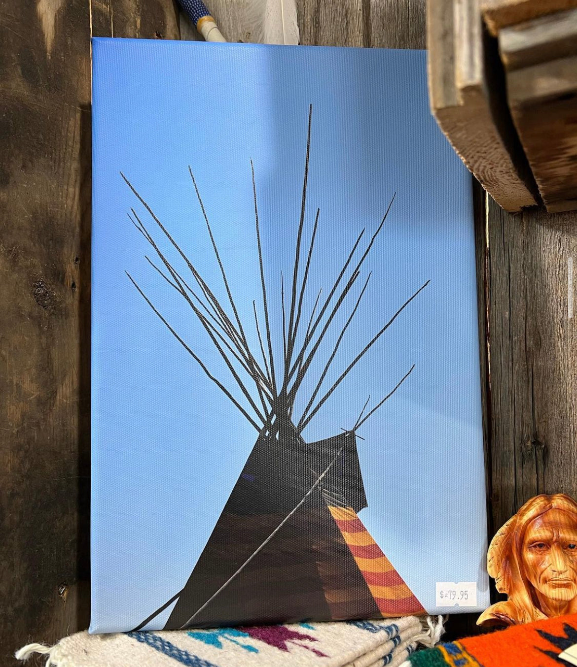 Tipi Canvas Print