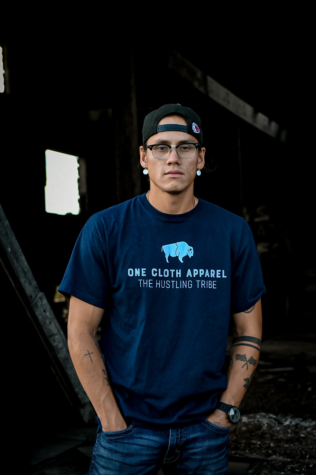 Blue One Cloth Apparel T-Shirt
