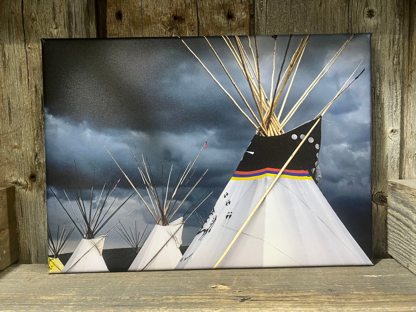 Siksika Tipi Canvas Prints