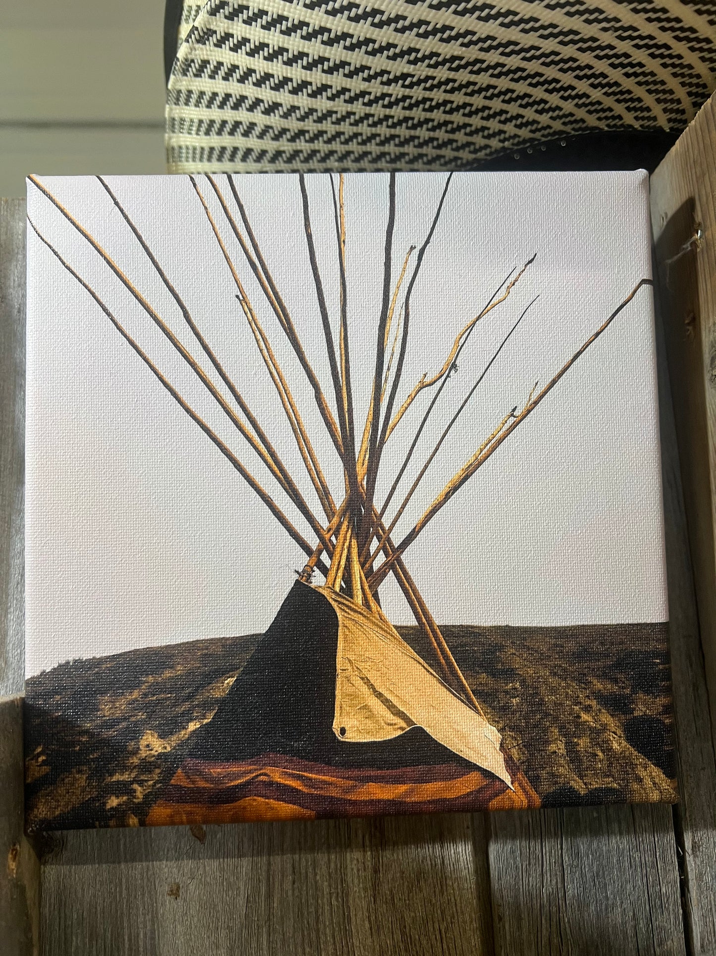 Tipi Canvas Print