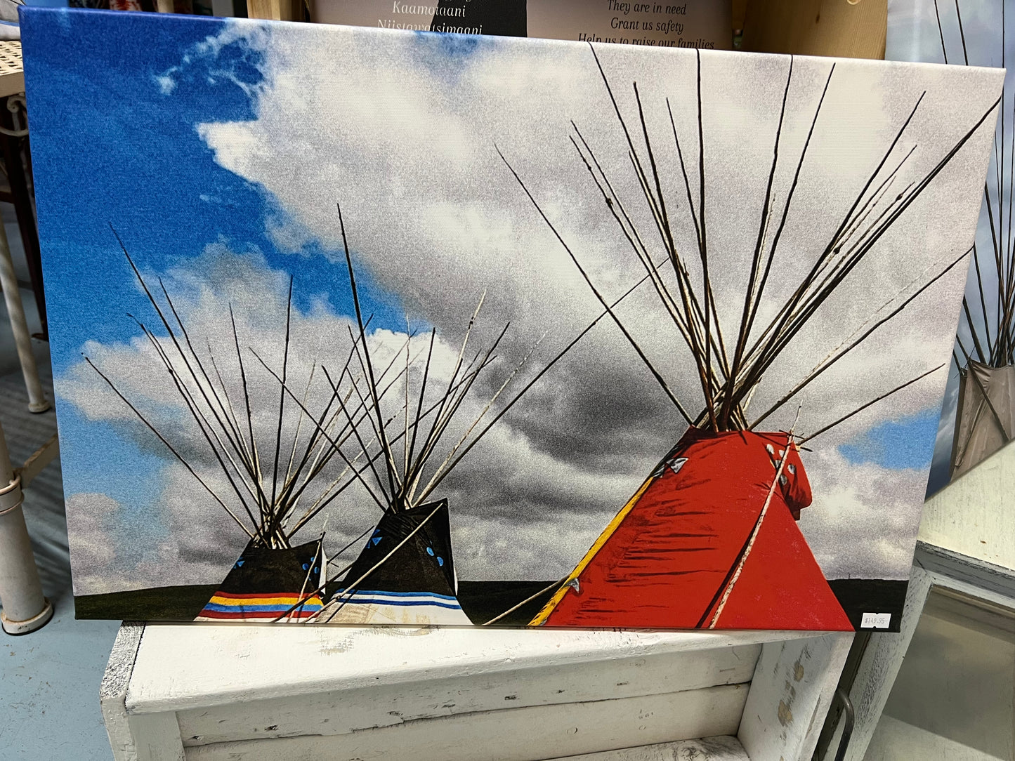 Tipi Canvas Print