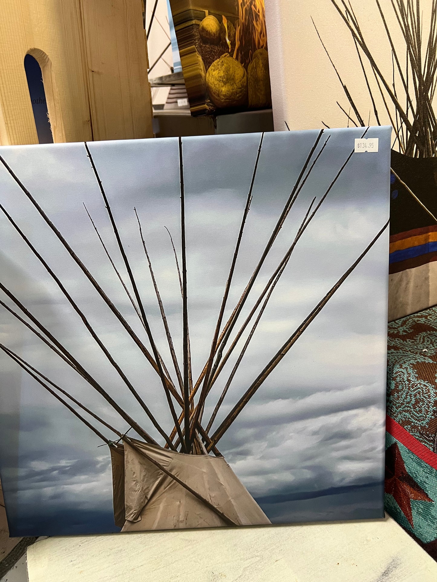 Tipi Canvas Print