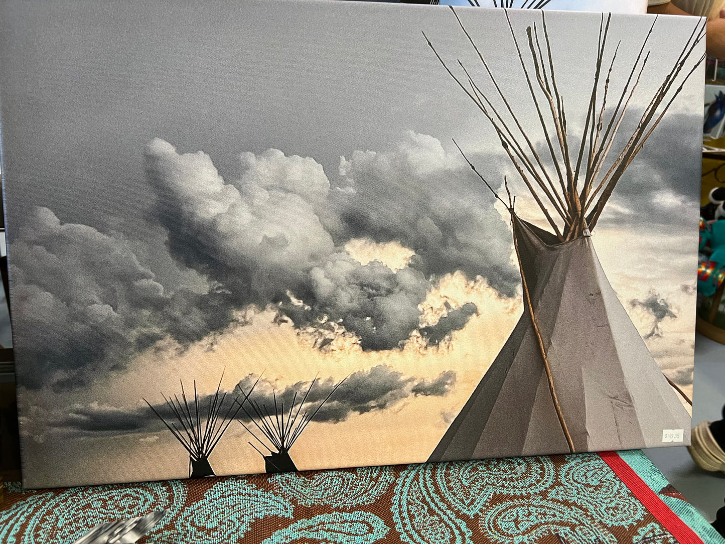 Tipi Canvas Print