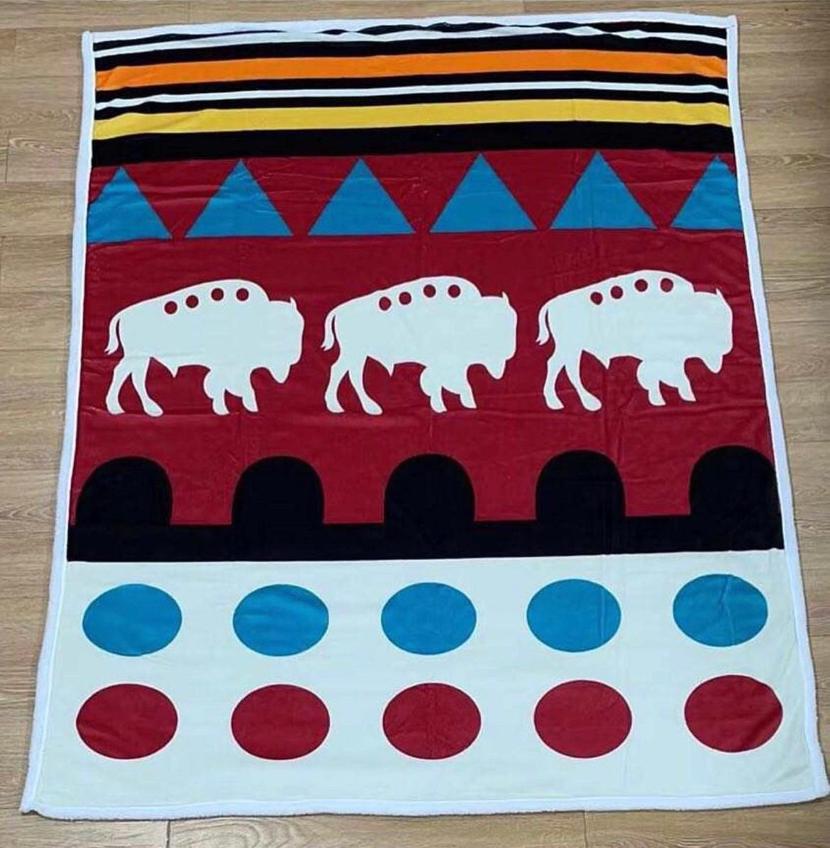 Sherpa Lined Fleece Blankets