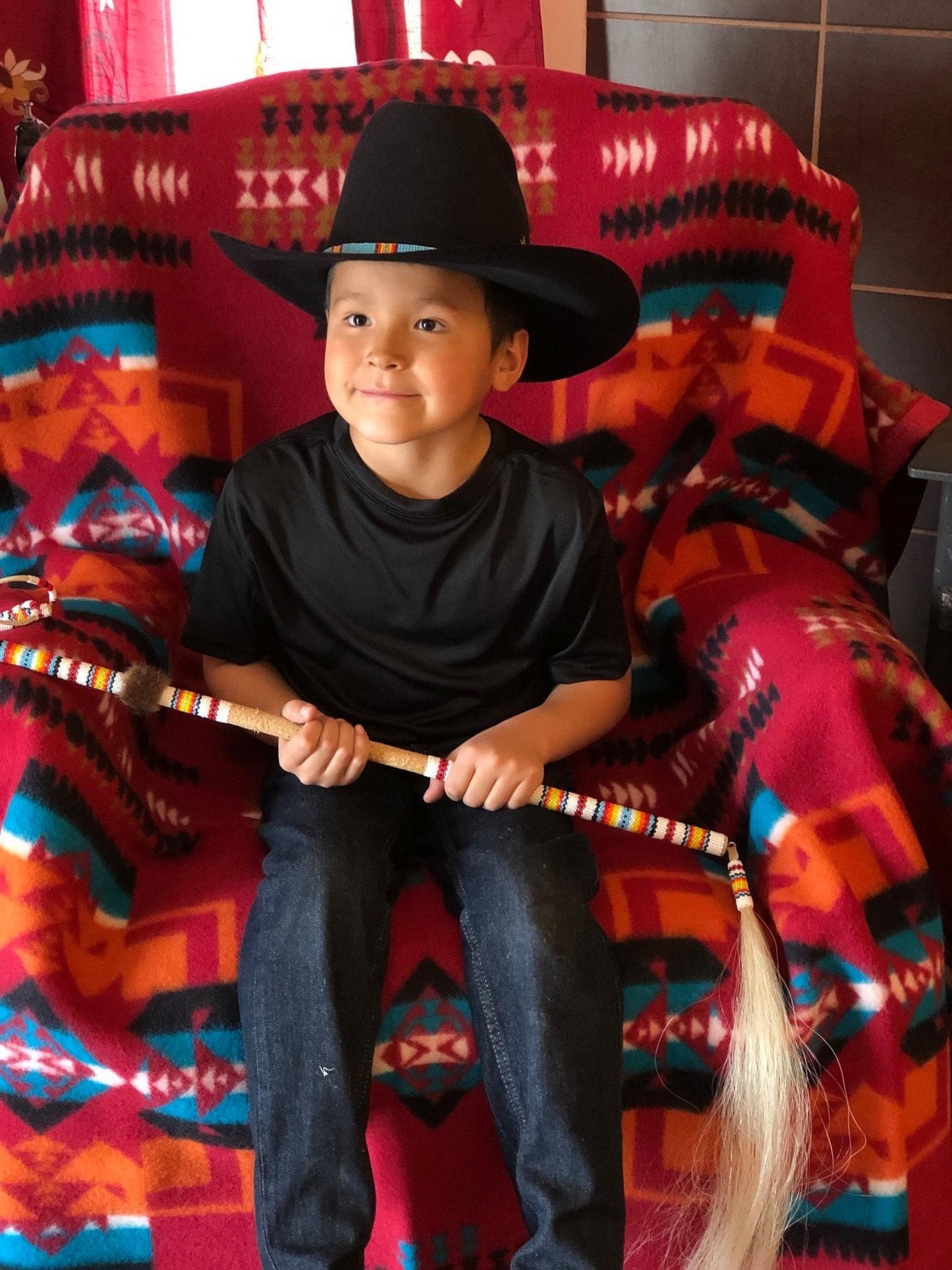Boy Chief Wool Blankets